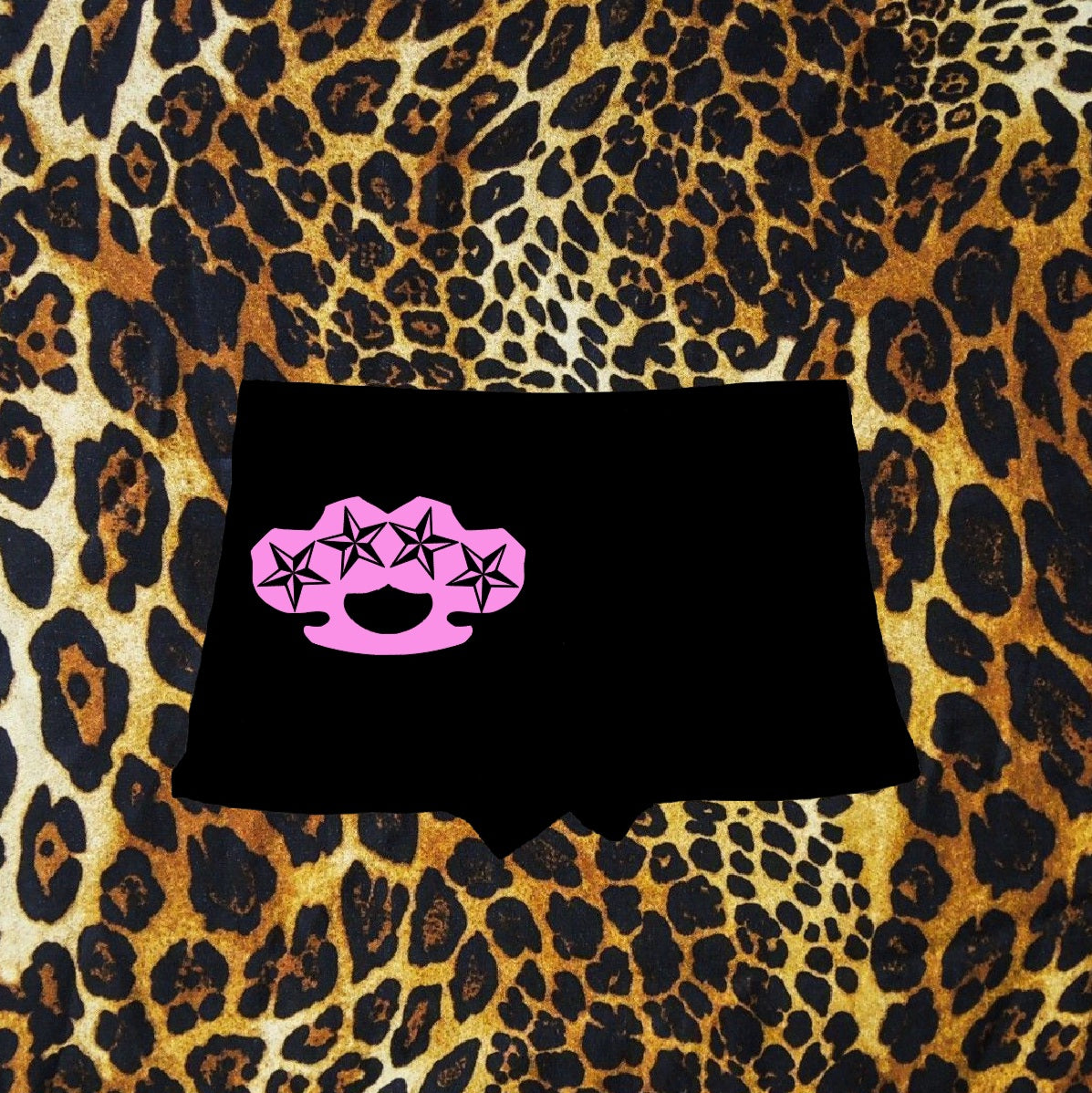 Nautical Brass Knucles Booty Shorts